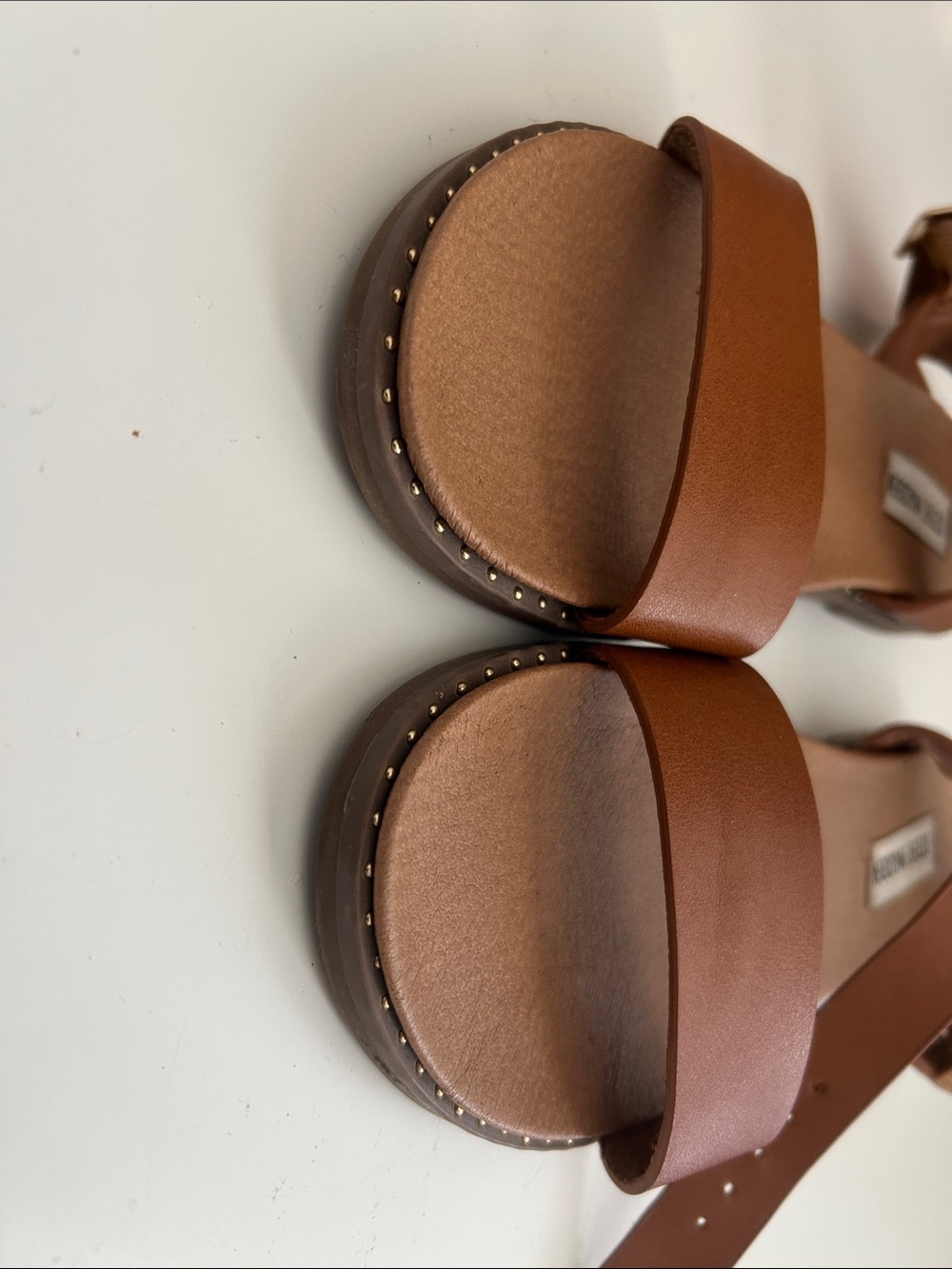 Steve Madden Donddi Sandal - Tan Leather - Picture 11 of 11